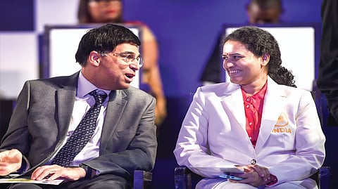 Viswanathan Anand and Koneru Humpy