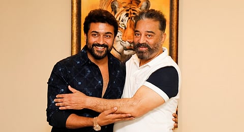 Suriya and Kamal Haasan