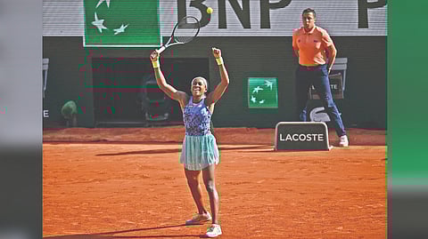 American tennis player Coco Gauff