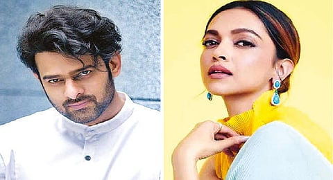 Prabhas and Deepika Padukone