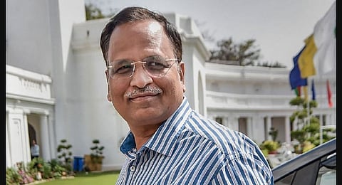 Delhi health minister Satyendar Jain