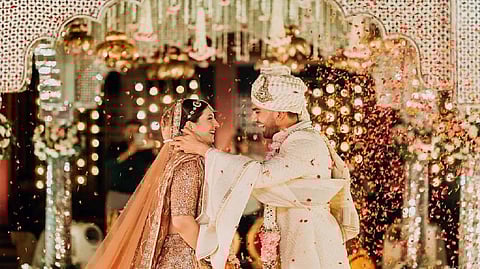 Deepak Chahar and his wife Jaya