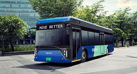 Switch Mobility's electric bus EiV12