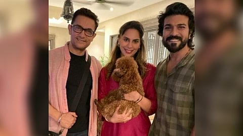 Aamir with Ram and Upasana