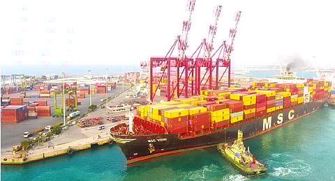 MSC Vidhi calling at VOC Port in Thoothukudi. File photo