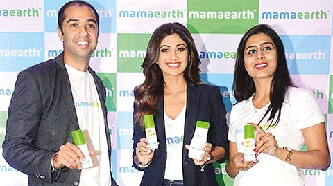 Founders of Mamaearth; Shilpa Shetty