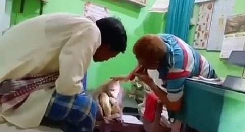 Screengrab from the video