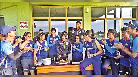 India players celebrate Harleen Deol?s birthday on Tuesday