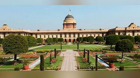 Visual of Rashtrapati Bhavan
