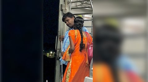 The visually impaired couple