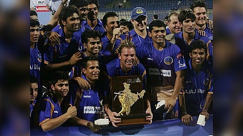Shane Warne had led Rajasthan Royals to the title back in 2008.