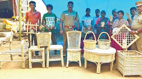 In ATR, tribal artisans transform invasive plants into elegant furniture