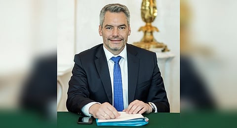 Austrian Chancellor Karl Nehammer