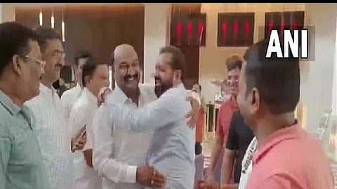Shiv Sena MLA Dilip Lande joined Eknath Shinde at Guwahati hotel in Assam