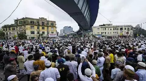 People protested against Nupur Sharma's remark against Proph ..