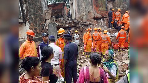 Four-storey building collapsed in Mumbai's Kurla
