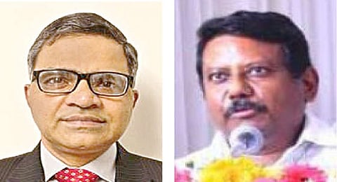 Home Secretary Phanindra Reddy & Health Secretary Senthil Kumar