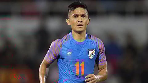 Indian men?s football team captain Sunil Chhetri