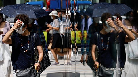 People reeling under the heat