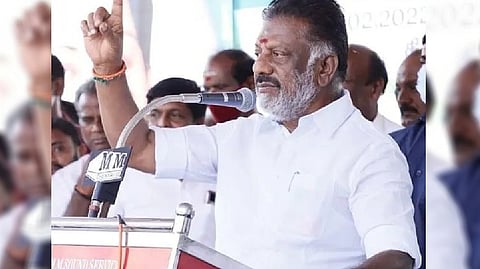 AIADMK senior leader and former Chief minister of Tamil Nadu O. Panneerselvam
