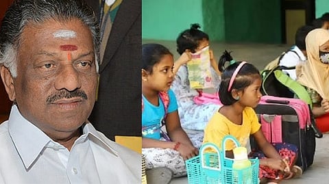 OPS slams DMK govt for closing KG classes in State-run schools