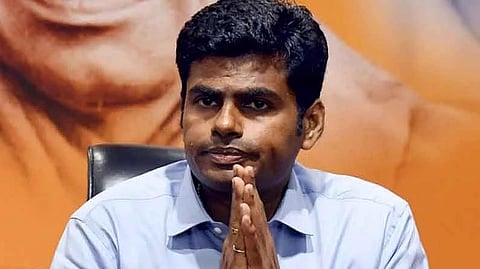 BJP state president K Annamalai