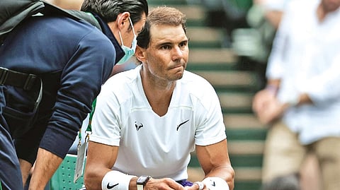 Rafael Nadal battled through pain to defeat Taylor Fritz on Wednesday.