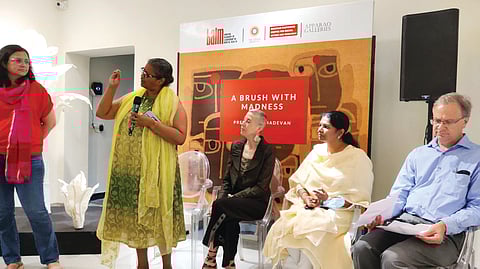 The art exhibition is on at Apparao Galleries till July 28.