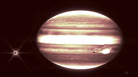 NASA reveals stunning pics of Jupiter, its moon