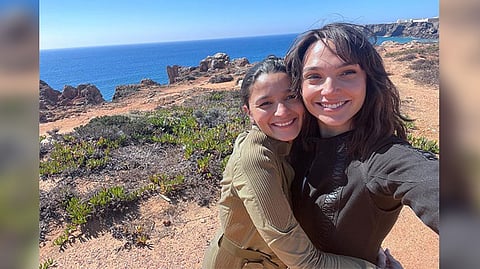 Alia Bhatt with co-star Gal Gadot