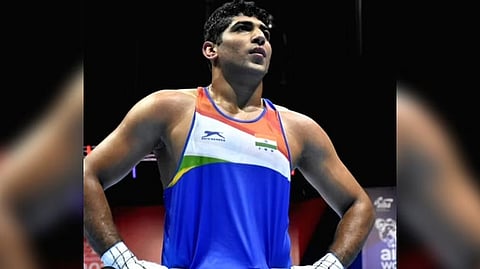 Indian heavy weight boxer Sanjeet