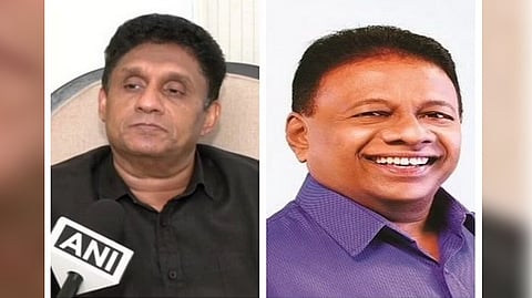 Sajith Premadasa and SLPP MP Dullas Alahapperuma