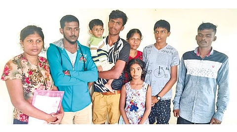 The eight Sri Lankans who reached Arichal Munai in Ramanathapuram seeking asylum on Tuesday