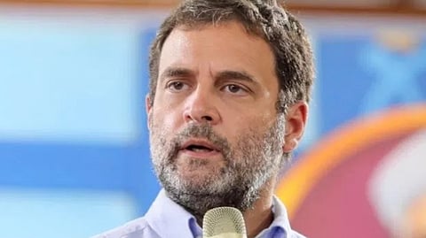 Congress president Rahul Gandhi