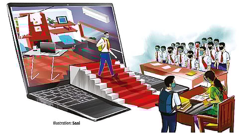 Virtual classes a bane for students, parents