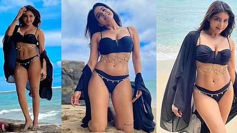 Sakshi's bikini stills