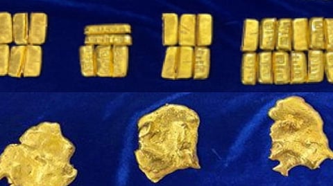 Customs seized gold over Rs 2 cr