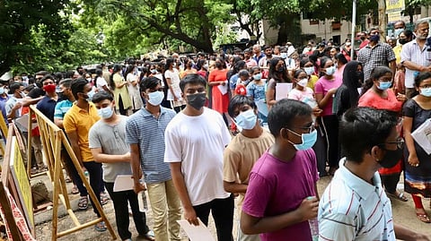 Students who appeared for the exam