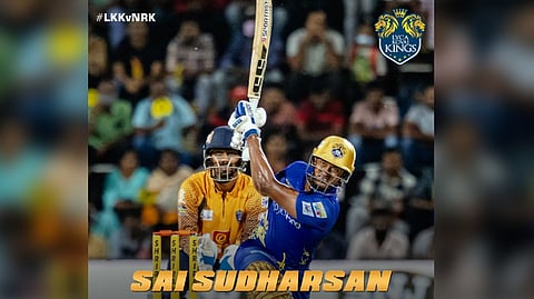 Sai Sudharsan scores half-century in the Big Chase.