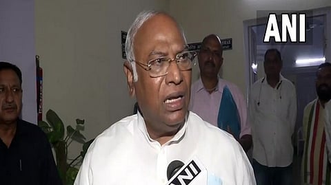 Congress leader and LoP in Rajya Sabha Mallikarjun Kharge