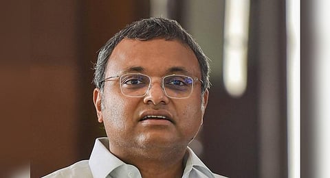 Congress MP Karti P Chidambaram