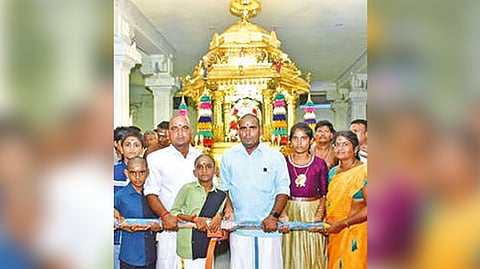 'Devotees can pull renovated golden chariot of Siruvachur temple'