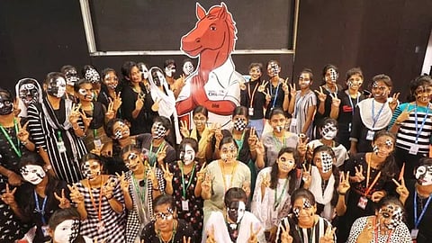 The students also participated in various competitions.