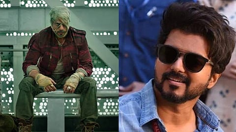 Shah Rukh Khan (right) and Vijay