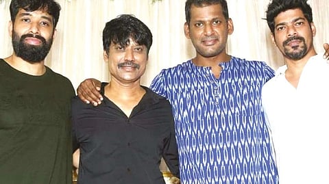 Adhik Ravichandran; SJ Suryah;  Vishal and Vinodkumar