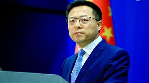 Chinese foreign ministry spokesperson Zhao Lijian