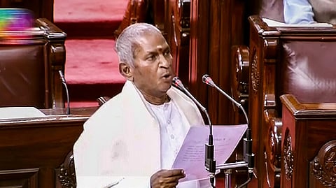 Legendary musician Ilaiyaraaja took oath as a Rajya Sabha MP