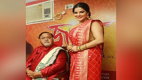 Partha Chatterjee with Arpita Mukherjee