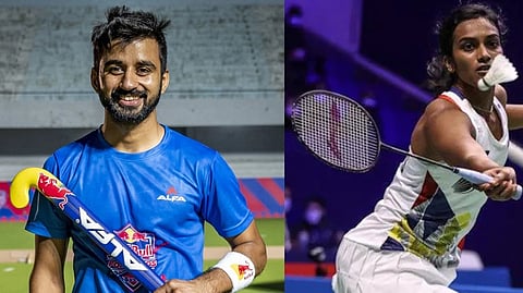 Manpreet Singh; PV Sindhu