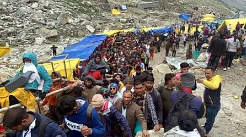 The Charri Mubarak was also taken to the historical Martand Sun Temple Mattan and similar rituals were performed there.